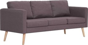 Trzyosobowa kanapa w kolorze taupe S0-F32