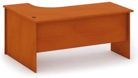 Biurko ergonomiczne MIRELLI, prawe, czereśnia