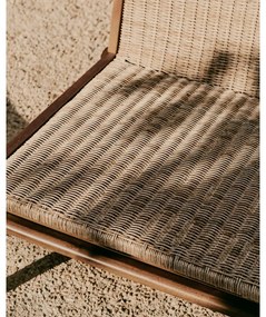 Drewniany fotel ogrodowy w naturalnym kolorze Itani – Kave Home