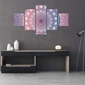 Obraz z mandali (125x70 cm)