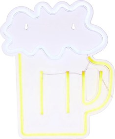 Atmosphera - Neonowa dekoracja ścienna LED BEER/5V