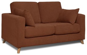 Ciemnopomarańczowa sofa 157 cm Faria – Scandic