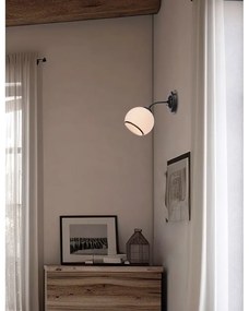 Czarno-biały kinkiet Marinen – Candellux Lighting