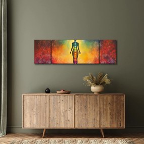 Obraz - Kobieta i czakry (170x50 cm)