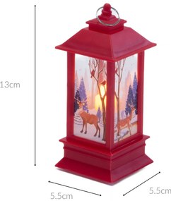 Lampion LED ze świątecznym motywem