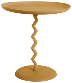 Metalowy okrągły stolik ø 40 cm Zig Zag – Leitmotiv