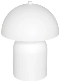 Biała minimalistyczna lampka nocna w kształcie grzybka - M127-Filadelfix