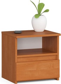 Szafka nocna AKORD CL1 Olcha 40 cm 1 szuflada kolor Olcha mat 1 półka 40x35x40 cm