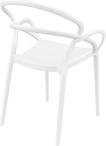 Designerskie krzesło kawiarniane z tworzywa Mila