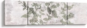 Obraz - Rośliny w gipsie (170x50 cm)