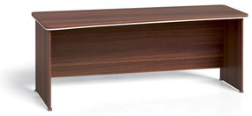 Narożne biurko ARRISTO LUX, 200x90 cm, lewe, orzech