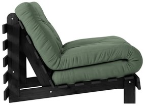 Zielony fotel Roots Black Night – Karup Design