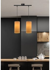 Jasnobrązowa lampa wisząca ø 12 cm Ballo – Candellux Lighting