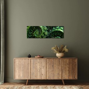 Obraz - Spirale (z zegarem) (90x30 cm)