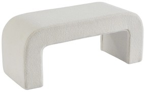 Ławka z bukli - Biały - CALVELO