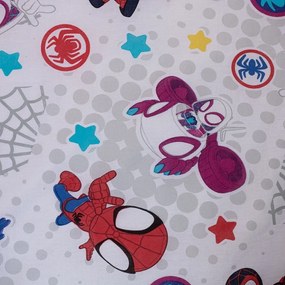 Niebieska bawełniana pościel dziecięca jednoosobowa 140x200 cm Spidey – Jerry Fabrics