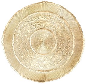 Mata stołowa w kolorze złota Tiseco Home Studio, ⌀ 38 cm