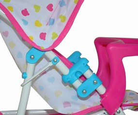 Milly Mally Dziecięcy wózek sportowy dla lalekKate Candy, różowy