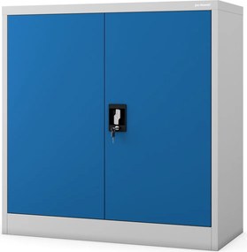 Szafka biurowa na dokumenty Beata 90x40x93 cm szary/niebieski