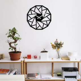 Zegar ścienny Triangle S007 Black, 48 x 48 cm