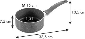 Tescoma Rondel Manico Rosso 16 cm, 1,3 l