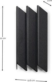 Szarozielony metalowy wieszak ścienny 13 cm Sensu – Spinder Design