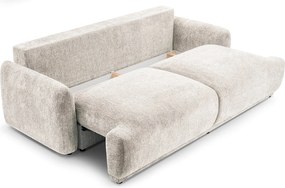 Sofa z Funkcją Spania SELORIA Beżowa Nowoczesna