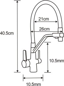 Mexen Duo bateria kuchenna, czarna - 671701-70