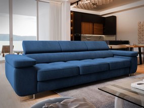 Masseno Sofa MOSINE z funkcją spania, Rozkładana sofa - Granatowy, MONOLITH 77