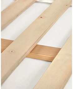 Łóżko dziecięce z litego drewna bukowego w kształcie domku ze stelażem 90x190 cm Maralis – Kave Home