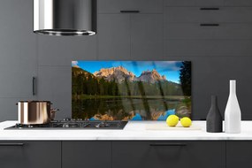 Szkło Dekoracyjne do Kuchni Cisza nad Leśnym Jeziorem