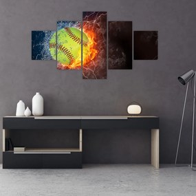 Obraz - Piłka tenisowa (125x70 cm)