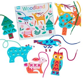 Zestaw kreatywny Stitching set Woodland – Rex London