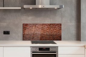 Szklany Panel Kamień cegła mur