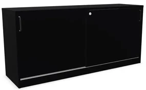 Szafka biurowa przesuwna EASY SPACE CABINET S 1.5-OH 160cm czarna zamykana NOWY STYL