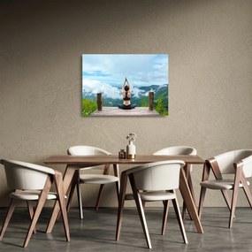 Obraz na szkle - Joga (70x50 cm)