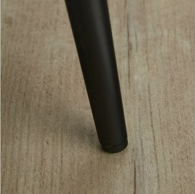 Stół jadalniany 80x80x75 cm naturalny dąb Sonoma Stół do jadalni z 2 szarymi aksamitnymi krzesłami