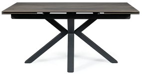STÓŁ COLUMBUS CERAMIC BRĄZ LEGNO/CZARNY 160(240)X90 SIGNAL