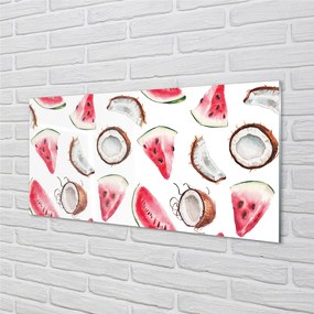 Panel szklany do Kuchni Duet Kokosa i Arbuza
