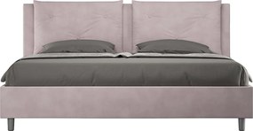 Łóżko bez stelaża tapicerowane 180x210 microfibra Kolor lawendy Appia