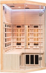Sauna wewnętrzna niskotemperaturowa infrared na podczerwień 2 - 3 osobowa 120 x 120 CM