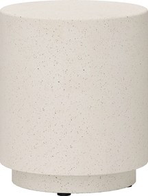 HOMCOM Stolik pomocniczy w wyglądzie betonu 37 cm x 37 cm x 43 cm Anorganiczny proszek rudny Szary