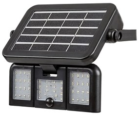 Rabalux 77020 zewnętrzne ścienne oświetlenie solarne Lihull, czarny