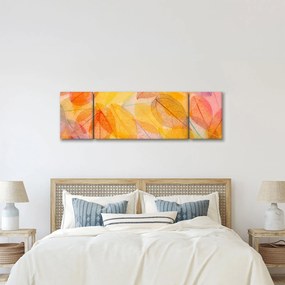 Obraz - Tło z jesiennych liści (170x50 cm)