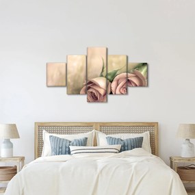 Obraz - Delikatne róże (125x70 cm)