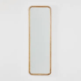 Prostokątne Lustro Ścienne 35x115 Cm Z Drewna Mango Mirtzia Drewno Mango - Sklum