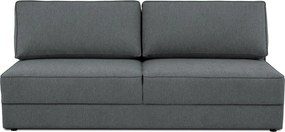 Ciemnoszara rozkładana/ze schowkiem sofa 202 cm Dora – Scandic