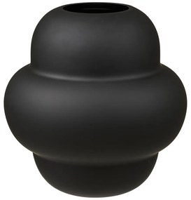 Czarny szklany wazon (wysokość 20 cm) Vera – House Nordic