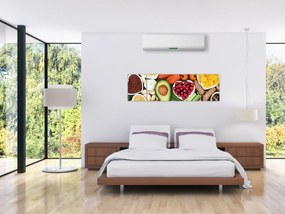 Obraz - Zdrowa żywność (170x50 cm)