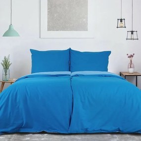 B.E.S. Petrovice Bawełniana pościel Double face kobalt/niebieska